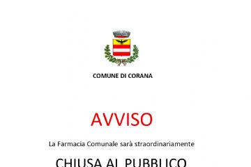 Chiusura straordinaria dispensario a Corana
